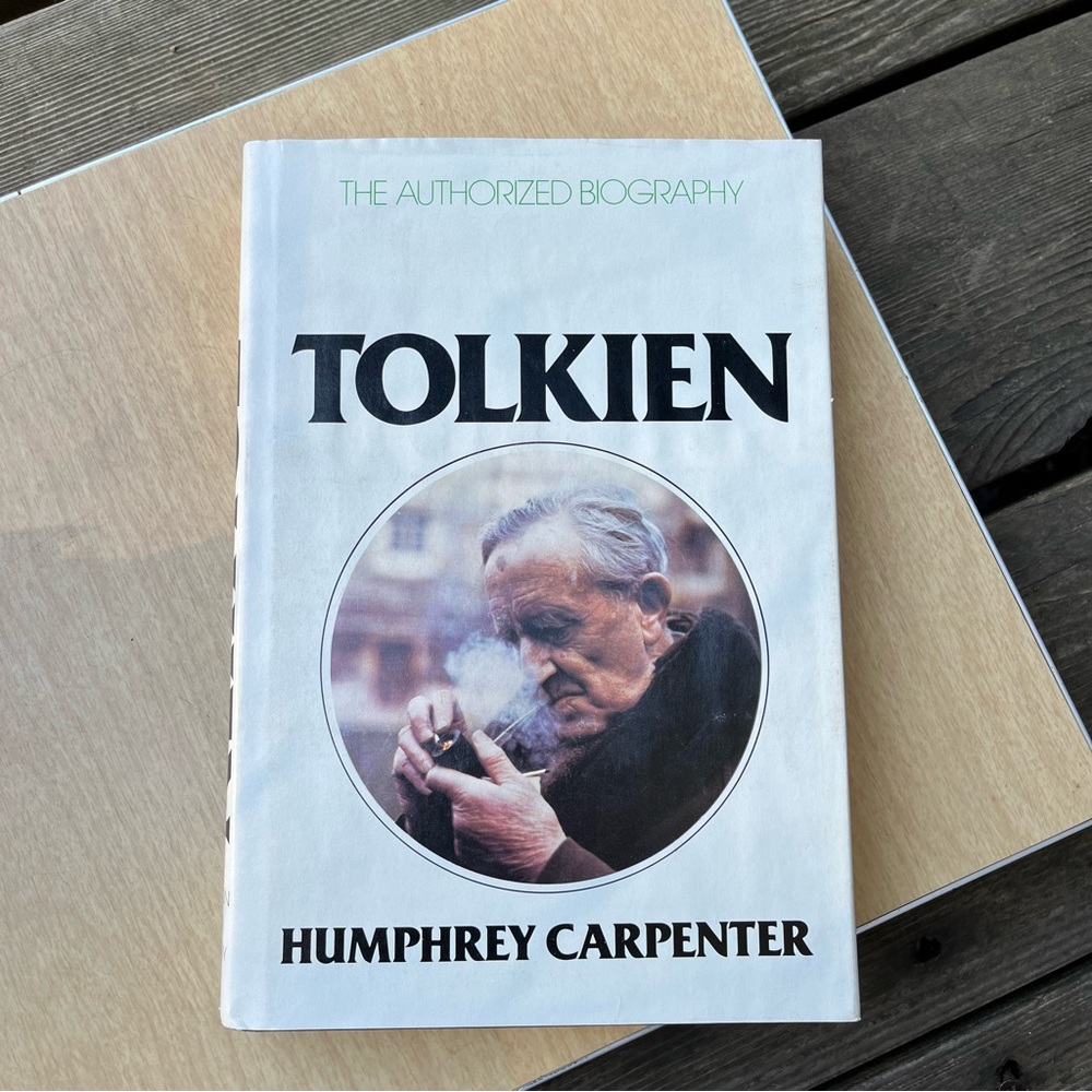 Tolkien The Authorized Biography Vintage 1977 Hardcover Book